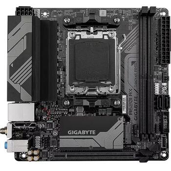Gigabyte A620I AX 1.0 mātesplate, 2xSATA, 1xM.2, DDR5 DIMM, AM5, 2 DIMM sloti, 96 GB, 2.5GbE LAN, Wi-Fi 6E (A620I AX)