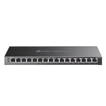TP-LINK Omada SG2016P коммутатор, 16x Gigabit, 8x PoE+, 120W, 32 Gbps, VLAN, ACL, QoS, без вентилятора (TL-SG2016P)
