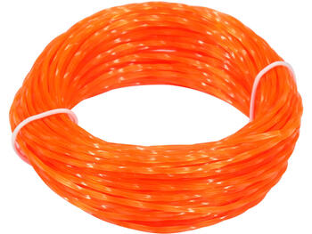 Flo Trimmera aukla 89479, 2mm, 15m, neilons, savīti kvadrāti, klusā, zālei, nezālēm, krūmiem (89479)