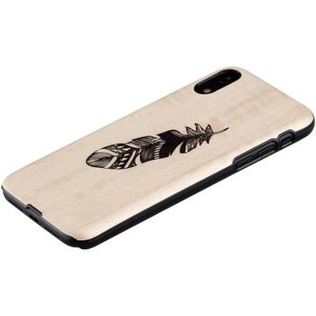 Man&Wood Чехол M7657B, 6.1, С изображением, Apple iPhone XR, натуральное дерево, поликарбонат (M7657B)