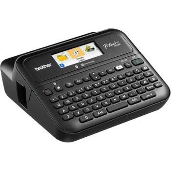 Brother Принтер для этикеток PT-D610BT PTD610BTVPZW1, 24 мм, 30 мм/с, 180 dpi, 7 строк печати, Bluetooth 5.0 (PTD610BTVPZW1)