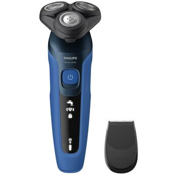 Philips Бритва S5466/17, li-ion, 60мин зарядка, 50мин время работы, 3 головки для бритья, триммер (S5466/17)