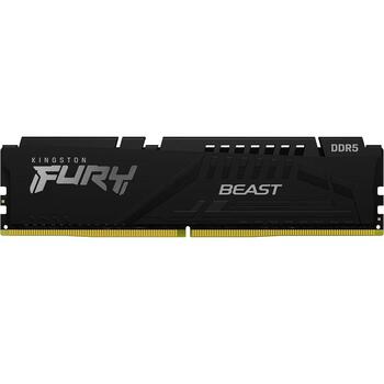 Kingston FURY Beast Black EXPO KF560C30BBE-8, 8 ГБ, 6000 МГц, DDR5, 288-pin DIMM, без регистрации, без ECC (KF560C30BBE-8)