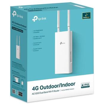 TP-LINK 4G AC1200 двухдиапазонный Wi-Fi уличный маршрутизатор, Archer MR402-Outdoor, 802.11n, 10/100 Mbit/s, 1 Ethernet LAN порт (Archer MR402-Outdoor)