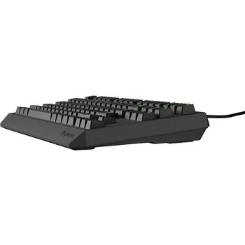 Genesis клавиатура THOR 230 TKL NKG-2077, 87 клавиш, QWERTY US, механическая, линейная, Outemu Red, RGB, USB-A, 1.6 м, черная (NKG-2077)
