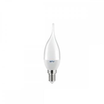 Gtv LED лампочка E14 LD-SMNGC30L-30, 3 W, 260 lm, 4000 K, AC220-240V, 160°, сертификат UKCA, недиммируемая (LD-SMNGC30L-30)