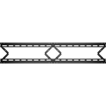 Goobay Кронштейн для ТВ Basic FIXED XL 49742, 43-100 дюймов, 70 кг, VESA 200x200-800x400 мм, черный, сталь (49742)