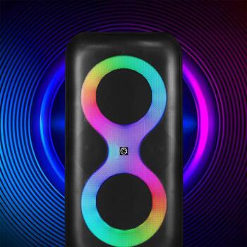 Manta Караоке колонка SPK0401B100, 100 W, Bluetooth, X-BASS, 10 ч воспроизведения, встроенный аккумулятор (SPK0401B100)