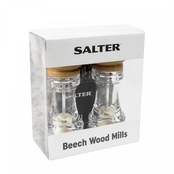 Salter Молоты для перца 7607 WDXR, 168mm, 71mm, керамика, механический, регулируемая степень помола, 2 молота (7607 WDXR)