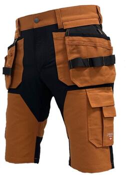 Pesso Шорты Titan Flexpro C58 KB125BR_C58, коричневые, 320г/м², Cordura, 4-направленная растяжимость, карманы, светоотражатели (KB125BR_C58)