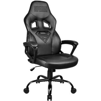 Subsonic SA5642-S1 игровое кресло Супермен, 13.8кг, 120кг, 51см, 119-129см, экокожа, металлический каркас, регулировка высоты (SA5642-S1)