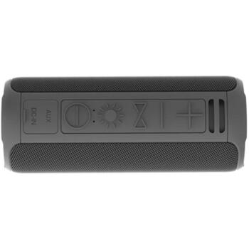 Denver Беспроводная колонка BTV-213GR 111151020600, 100 W, 1200 mAh, 3 ч, AUX, Bluetooth, TWS, яркая подсветка (111151020600)