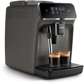 Кофемашина Philips EP2224/10, мощность 1500 Вт, ёмкость резервуара для воды 1.8 Л, 2 носика, керамическая кофемолка, TFT дисплей (EP2224/10)