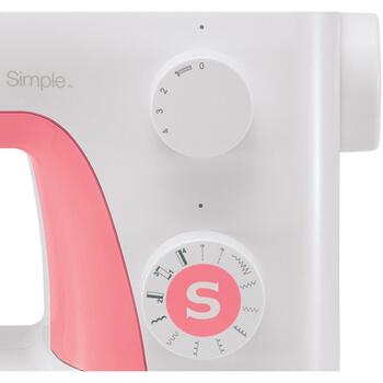 Singer ŠUJMAŠĪNA SIMPLE 3210, 10 dūrieni, 1 automātiska pogas caurumiņš, balta (3210)