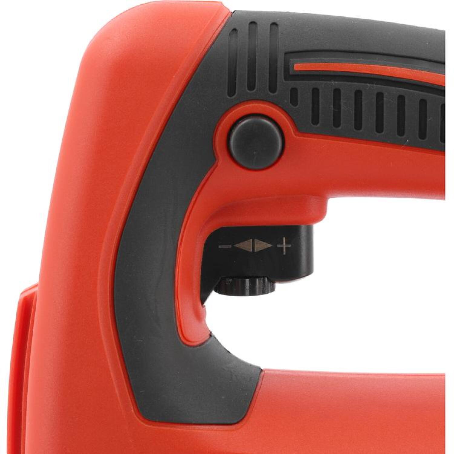 Yato elektriskā figūrzāģis YT-82265, 400 W, 220-240 V, 50/60 Hz, 600-3000 min⁻¹, 55 mm, 6 mm, 45 ˚, T tips, 3 m, IPX0, II klase (YT-82265)