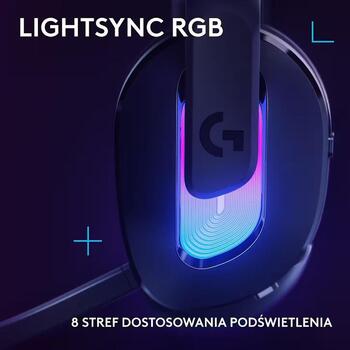 Logitech G522 Наушники 981-001544, 1500 мАч, 35ч, 20-20000 Гц, 97 дБ, Bluetooth 5.3, RGB подсветка (981-001544)