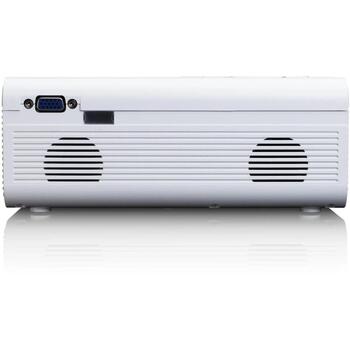 Lenco LPJ-280WH проектор, 800x480, 2800 люмен, 3000:1, 2xHDMI, USB, VGA, MHL, стереодинамики (LPJ-280WH)