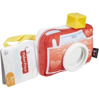 Fisher Price DFR11 Погремушка, 14.5см, ткань, звуки, зеркало, 3мес. (DFR11)