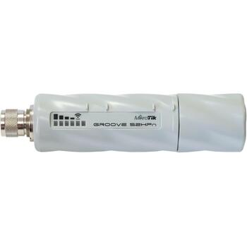 Mikrotik Беспроводной CPE RBGROOVEA-52HPN 2.4 GHz, 5 GHz, 150 Mbit/s, 10/100 Mbit/s, PoE, 6 dBi антенна, серый (RBGROOVEA-52HPN)