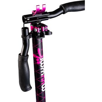 Muuwmi Aluminium Scooter PRO самокат AU 472, 215mm, 56x12cm, 100kg, ABEC 7, PU колеса, регулируемый руль, руль BMX, ручки TPR (AU 472)
