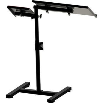 Next Level Racing tastatūras un peles statīvs NLR-A012, 68-88cm, 50x21cm, 20x22cm, augstuma regulēšana, grīdas statīvs, melns (NLR-A012)