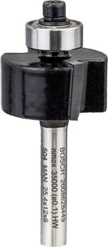 Kāpju frēze 6 mm D1 25,4 mm, L 12,4 mm, Rokas frēzēm, malu frēzēm KĀPJU FRĒZE STANDARD FOR WOOD, 2608628449, BOSCH (2608628449)