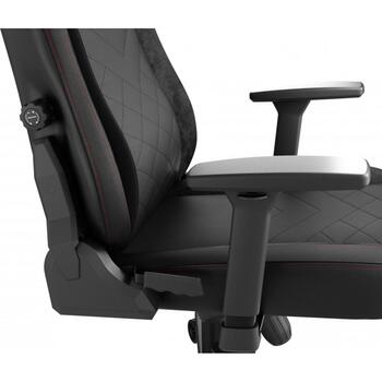 Genesis Nitro 890 G2 NFG-2050 spēļu krēsls, 150kg, 47-53cm, 160°, 3D roku balsti, eko āda, melns (NFG-2050)