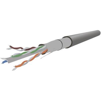 Gembird патч-кабель PP6-2M/BK, 2м, RJ-45, черный, формованный, скрученный, фольга, 8 проводов (PP6-2M/BK)