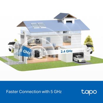 TP-Link Tapo C660 KIT, 4K 8MP, 18x цифровой зум, 360° AI отслеживание, солнечная батарея, IP65, 2.4/5 ГГц, ночное видение (TAPO C660 KIT)