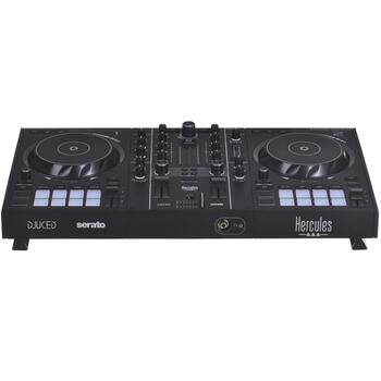 Hercules DJ контроллер DJControl Inpulse 500 4780909, 2 канала, 24 бита, USB подключение, встроенные динамики, выход для наушников (4780909)