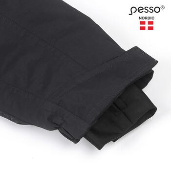 Pesso Helsinki HELSINKI_J-2XL, зимняя куртка, 2XL, черный, 5000мм, 3000г/м²24ч, ветрозащита, съемный капюшон (HELSINKI_J-2XL)