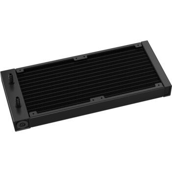Deepcool LS520 SE ūdens dzesētājs procesoram R-LS520-BKAMMM-G-1, 240mm, 2x120mm, 500-2250rpm, 85.85cfm, 32.9dB, ARGB (R-LS520-BKAMMM-G-1)