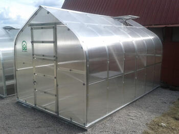 Siltumnīca KLASIKA STANDART 10 - 2,5 x 4m - 4mm polikarbonāta (4779037490257)