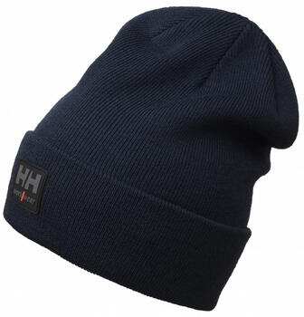 Helly Hansen Шапка Kensington 79811_591-STD, 100% акрил, вязаная, темно-синяя, с логотипом HH Workwear (79811_591-STD)