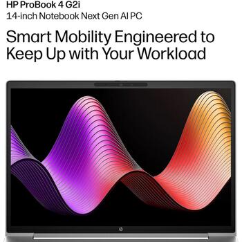 HP Ноутбук ProBook 4 G2i E0QY6AT, 14 дюймов, Intel Core Ultra 5 322, 16 ГБ DDR5, 512 ГБ SSD, Windows 11 Pro, Wi-Fi 7 (E0QY6AT#ABB)