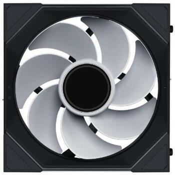 Lian Li Datora ventilators G99.14RSLIN1W1B.00, 140mm, 13.2V, 1700RPM, 3.12mmH2O, FDB, melns (G99.14RSLIN1W1B.00)
