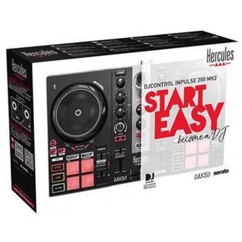 Hercules DJ обучающий комплект MK2 4780949, 2-канальный, USB подключение, колонки, выход для наушников (4780949)