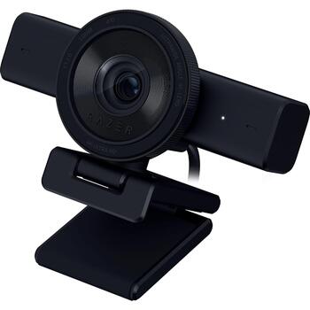 Razer веб-камера Kiyo V2 RZ19-05370100-R3M1, 8.3MP, 4K 30FPS, 1080p 60FPS, USB-C 3.2 Gen1, встроенный микрофон, HDR, шторка, 93° (RZ19-05370100-R3M1)