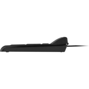 Asus клавиатура KU100 90XB05E0-BKB050 черная, USB, 2 м, 1 шт., 10 миллионов нажатий, прямой разъем, EST (90XB05E0-BKB050)