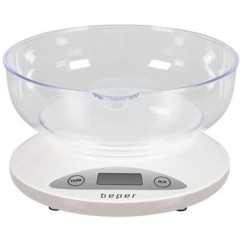 Beper Кухонные весы BP.802, 5кг, 1г, ЖК, функция тарирования, автоматическое отключение, чаша в комплекте (BP.802)