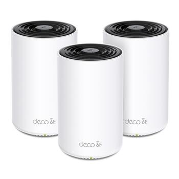 AXE5400 Tri-Band Mesh Wi-Fi 6E система, TP-Link, DECO XE75(3-PACK), 5400 Мбит/с, 4 антенны, 3x10/100/1000M (DECO XE75(3-PACK))