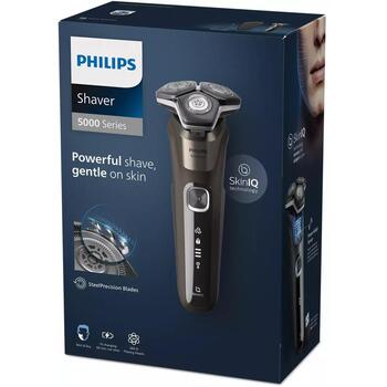 Philips skuveklis S5886/30, 60min, 3 asmeņi, Li-Ion akumulators, ātra uzlāde, mitrā skūšanās, trimmeris (S5886/30)