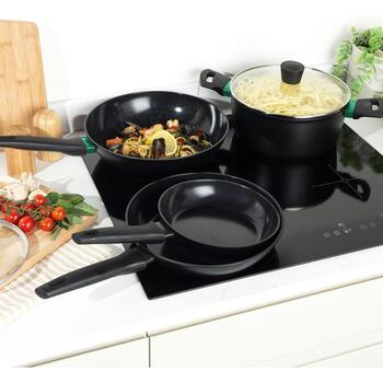 Russell Hobbs RH03254EU7 Verde Thermocollar сковорода, 24 см, алюминий, антипригарное керамическое покрытие, без PFAS (RH03254EU7)