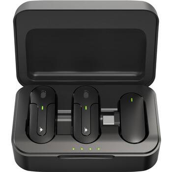 White Shark Piespraužamais mikrofons IKORO, bezvadu, -38 ±3 dB, 20–20,000 Hz, USB Type-C, 0.32m (IKORO)