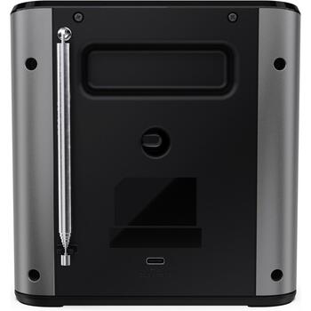 Sharp OSAKA Портативное цифровое радио DR-P530(GY), 5V, 120 предустановленных станций, Bluetooth, USB порт, аккумулятор (DR-P530(GY))