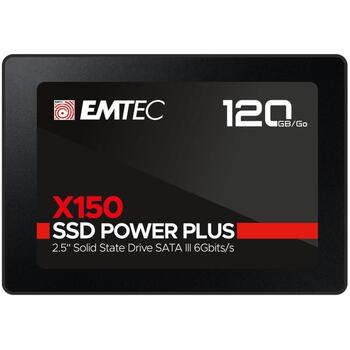 Emtec SSD 2.5 Sata X150 ECSSD120GX150, 120 GB, 520 MB/s, 500 MB/s, SATA III, ECC, TRIM, SMART (ECSSD120GX150)