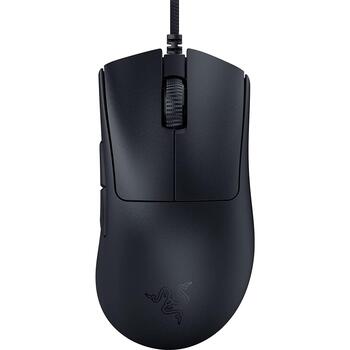 Razer DeathAdder V3 RZ01-04640100-R3M1 datorpele, 30000 dpi, USB-A, 6 pogas, optiskais sensors, 70 G, 750 ips, melna (RZ01-04640100-R3M1)