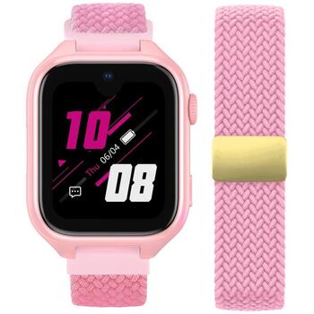 Stelio Умные часы для детей ST-SWJ102-PK, 4G, 8GB, 1.78'', IP67, GPS, SOS кнопка, мониторинг здоровья (ST-SWJ102-PK)
