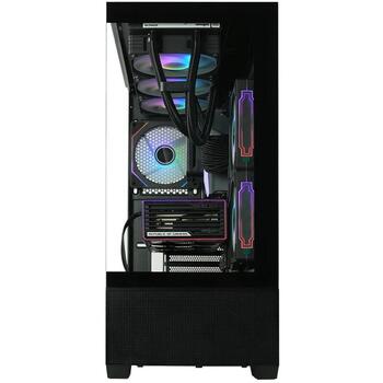 Zalman CHRONIX V2, корпус ATX Mid-Tower, 3x120 мм ARGB вентилятора, черный (CHRONIX V2 BLACK)