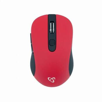 Sbox Мышь WM-911R, 6D, 1600 DPI, 132g, USB 2.0, 10m, RF 2.4 GHz, красный, резиновое покрытие (WM-911R)